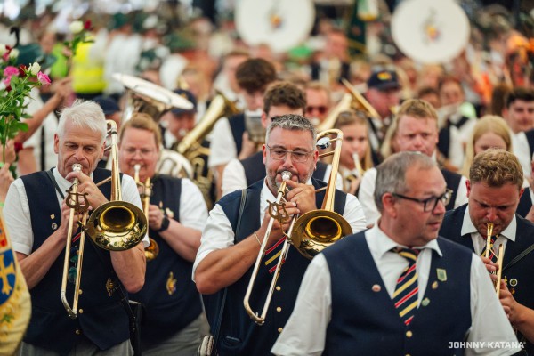 Musikerinnen und Musiker der Stadtkapelle Lohne