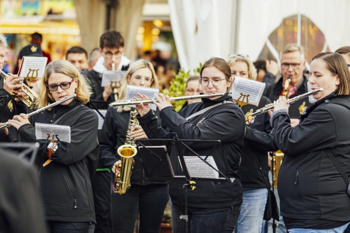 Plakat: Eröffnung Herbstmarkt 2026 – Fr, 9. Oktober 2026 · 18:00 Uhr